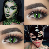 Green Cat Eyes Halloween Lenses