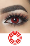 Red Spiral Halloween Contacts