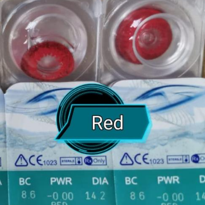 Red cosmetic color contact lens near me
