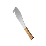 Cane Knife With Hook Type Blade (Bush Knife) Wooden Handle