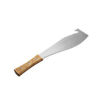 Cane Knife With Hook Type Blade (Bush Knife) Wooden Handle