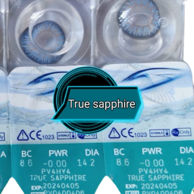 True Sapphire  Cosmetic Color Contact Lenses South Africa