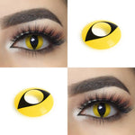 Yellow Cat Eyes Halloween Lenses